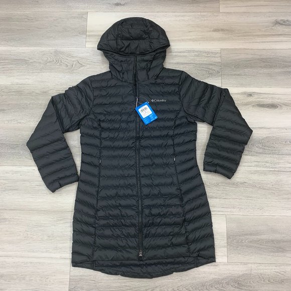 Columbia Jackets & Blazers - Columbia EXS Long Down Hooded Puffer Jacket